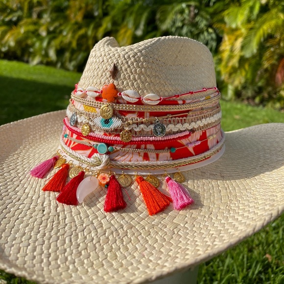 Colombian Handmade Hat Boho Beach Sombrero - Picture 4 of 6